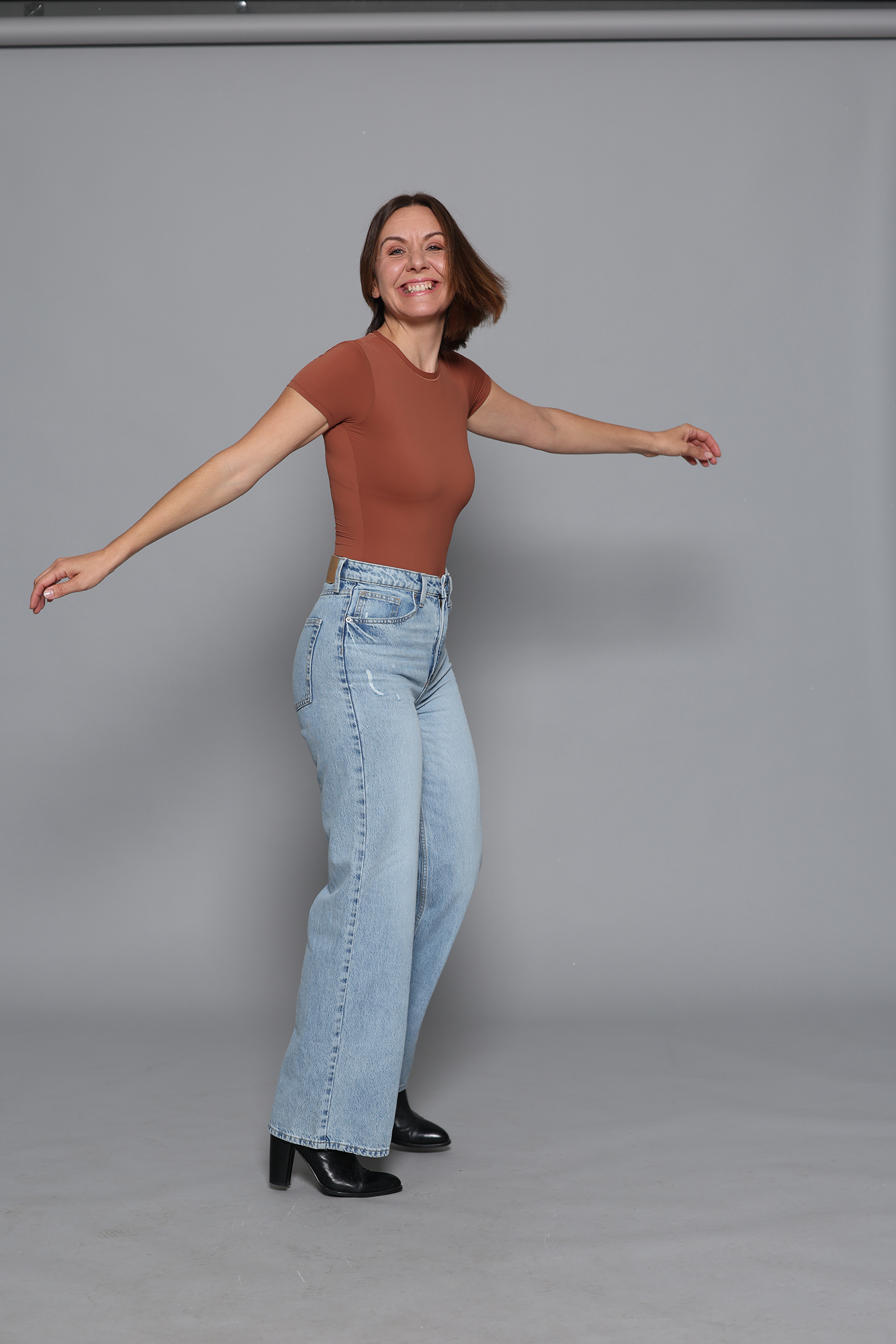 Virginia Cao en una imagen cercana y espontánea